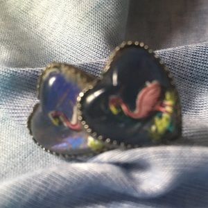 Flamingo earrings